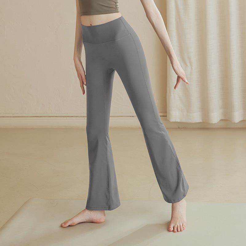 Womens High Waist Flared Yoga Pants
