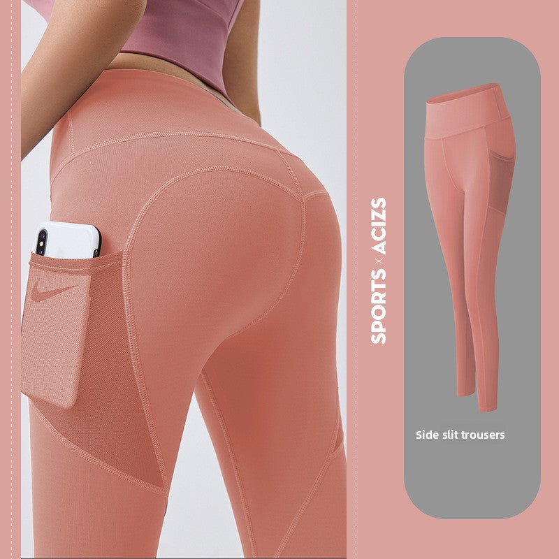 Womens Yoga Pants with Mesh Pockets