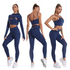 Women's Tight-Fitting Quick-Dry Yoga Suit Set