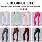 Slimming and figure-hugging yoga pants