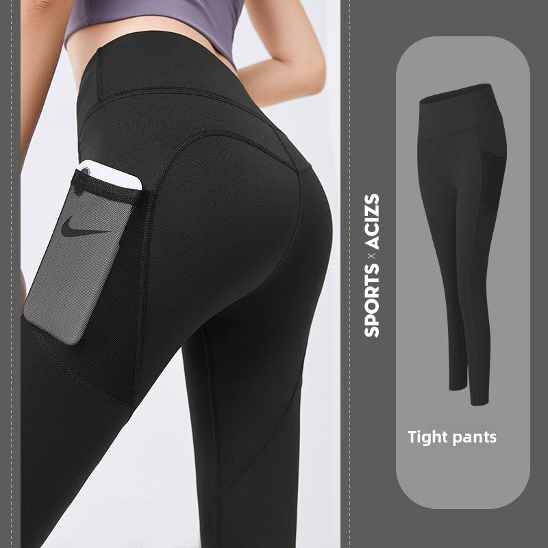 Womens Yoga Pants with Mesh Pockets