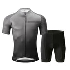 Summer gradient cycling outfit set