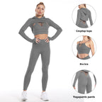 Women's Tight-Fitting Quick-Dry Yoga Suit Set