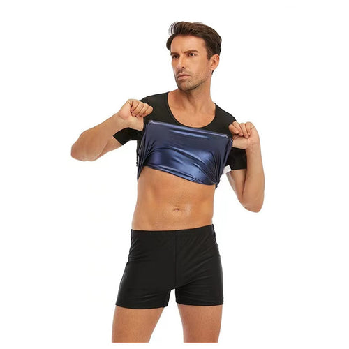 Men's sweat-absorbing fitness suit