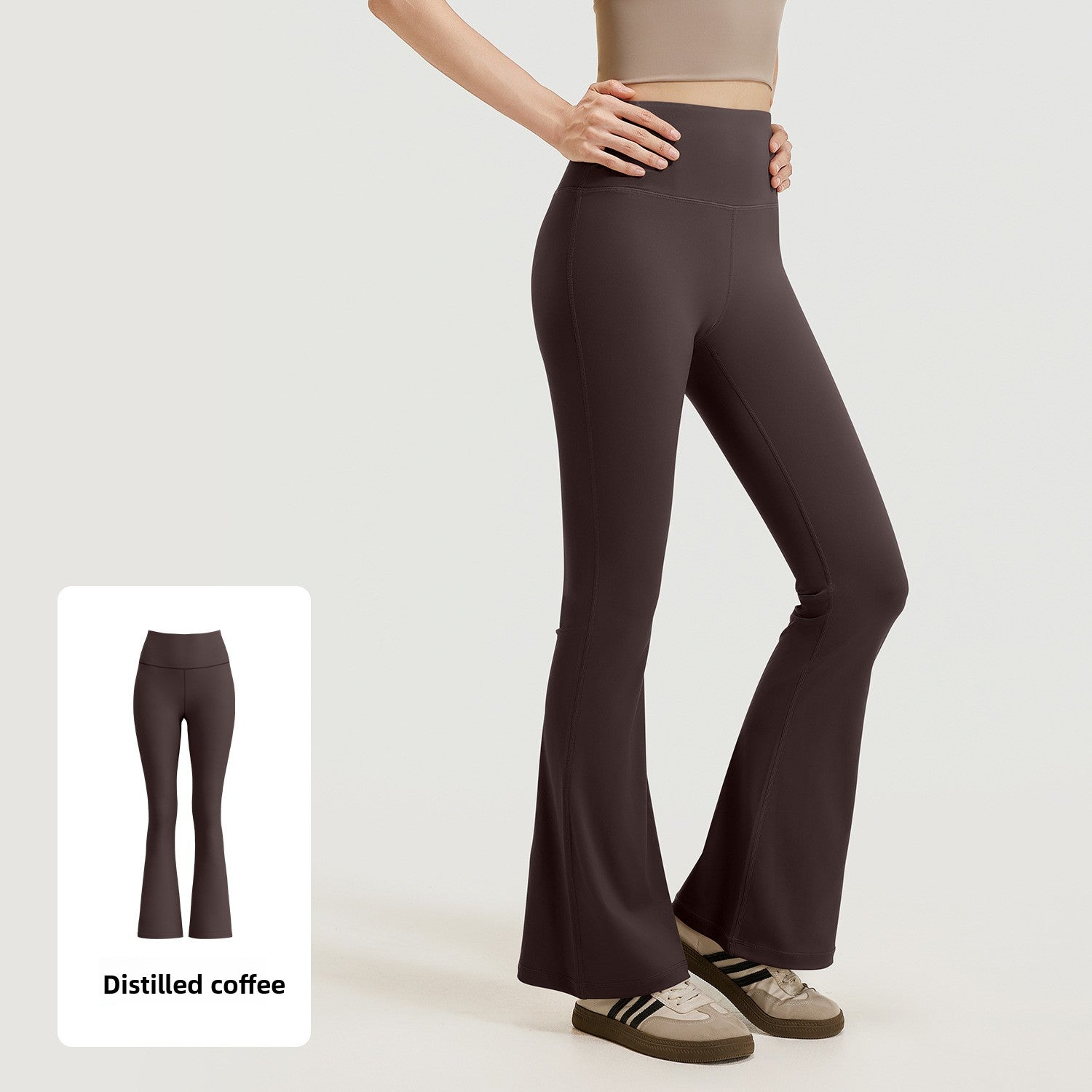 High-Waisted Flared Yoga Pants for Women