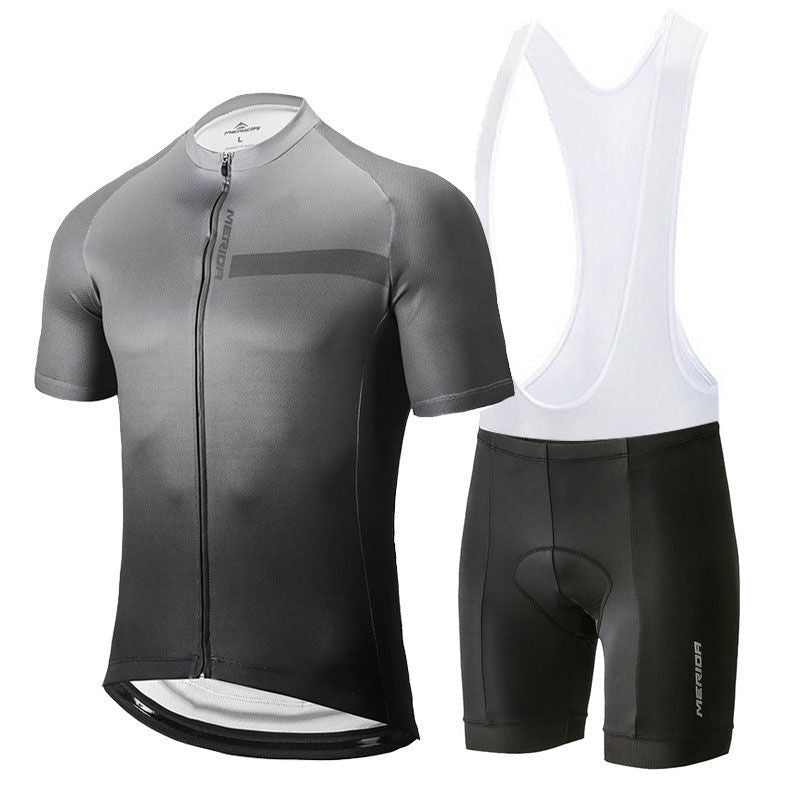 Summer gradient cycling outfit set