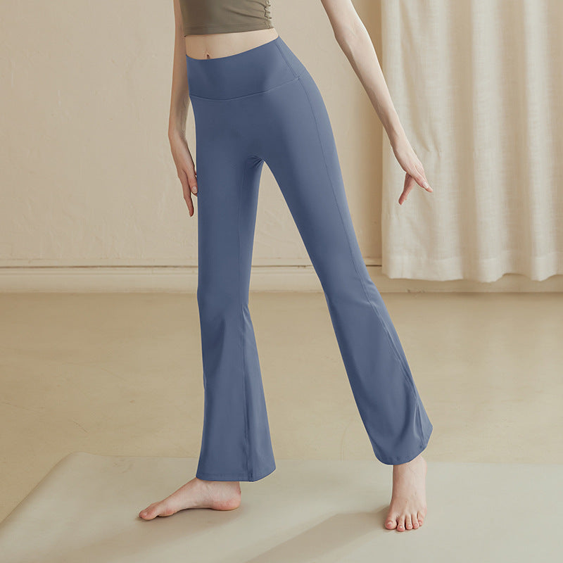 Womens High Waist Flared Yoga Pants