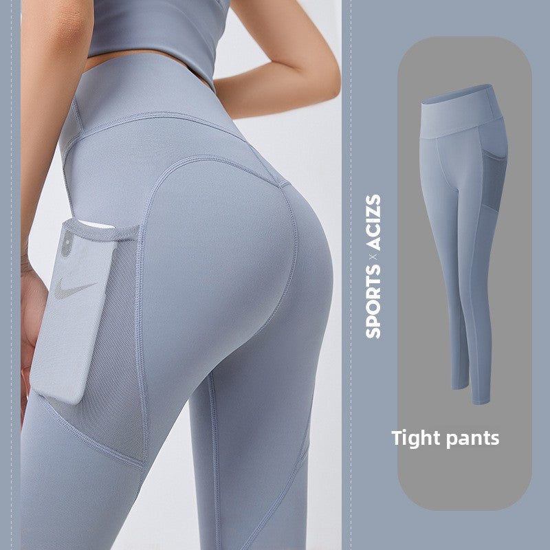 Womens Yoga Pants with Mesh Pockets