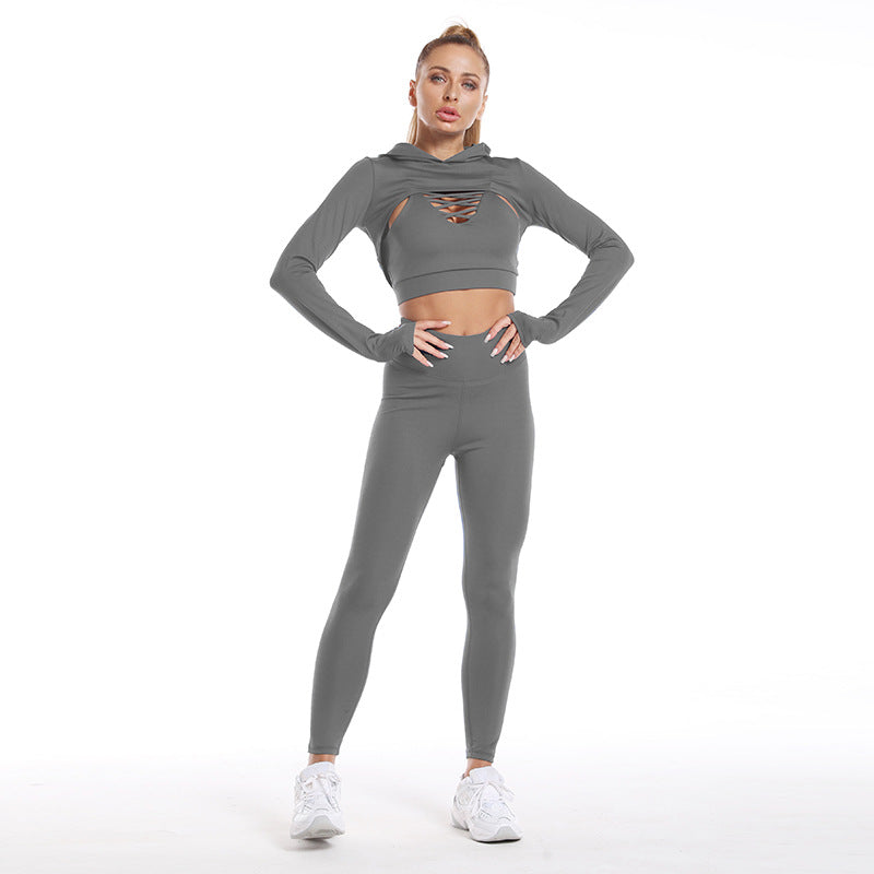 Women's Tight-Fitting Quick-Dry Yoga Suit Set