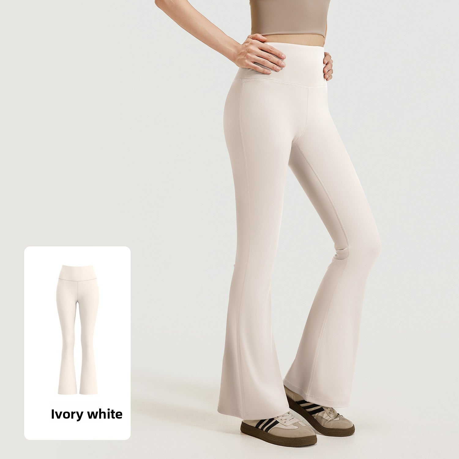 High-Waisted Flared Yoga Pants for Women